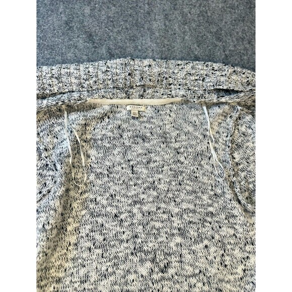Sonoma WMNS Knit Cardigan Sweater XL Gray White Black Cozy Winter Chunky Holiday - Picture 6 of 10